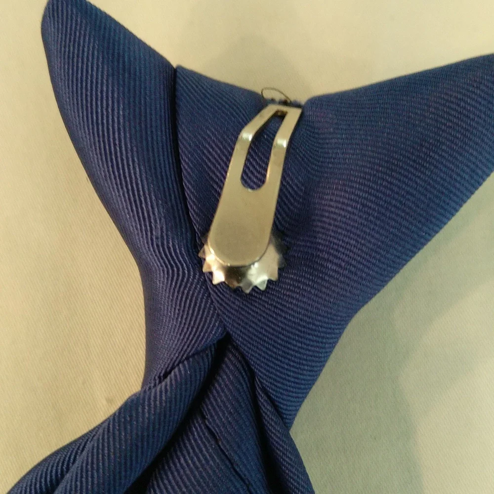Chaps Boys Classic Navy Blue Tie